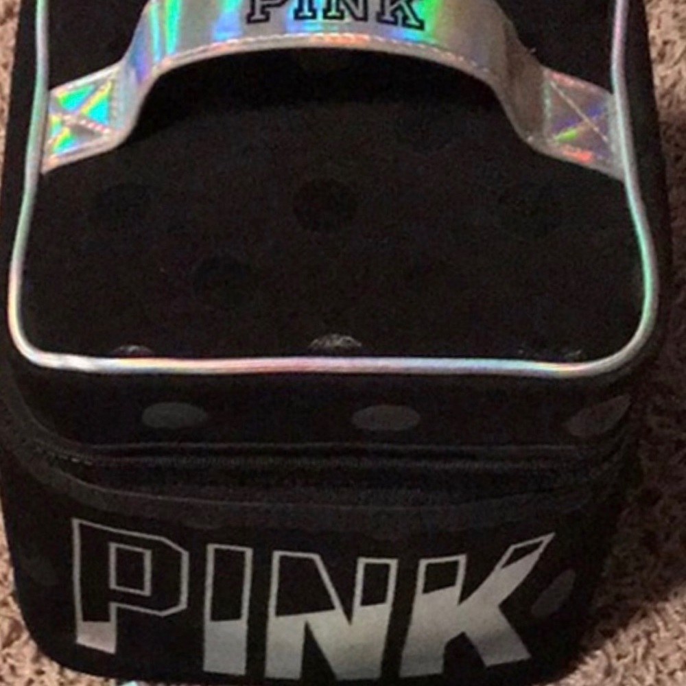 Pink cosmetic bag